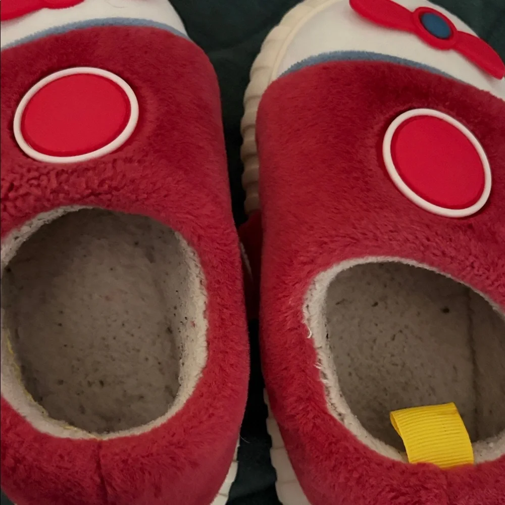 Red and White Kids Shoes